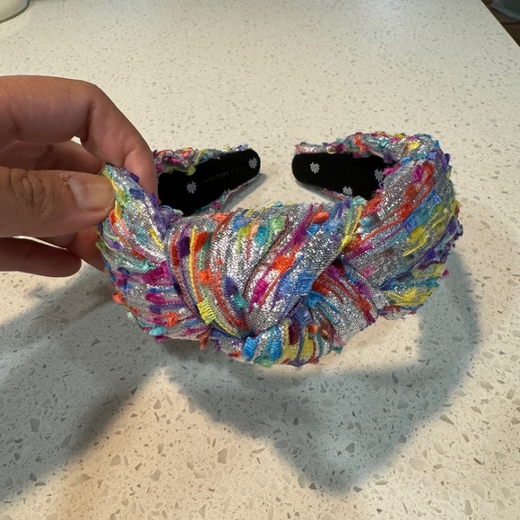 Lele Sadoughi metallic confetti headband - Picture 2 of 4